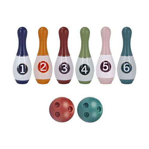 Ssguopte Kinder Bowling setzt Spielbälle Spielzeug mit Bowling Pins Balls Partys Familienspiele 8pcs Ssguopte Kinder Bowling setzt Spielbälle Spielzeug mit Bowling Pins Balls Partys Familienspiele 8pcs von Ssguopte
