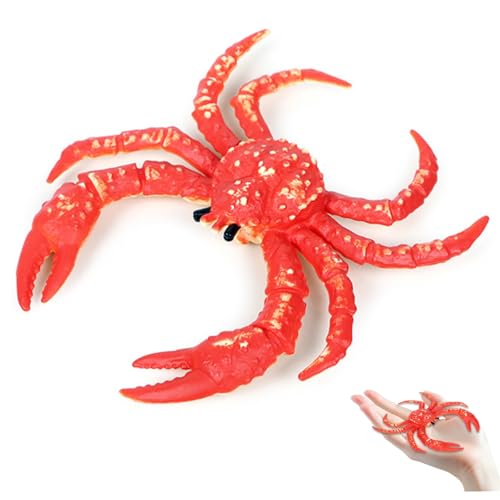 Ssguopte King Crab Figur künstlicher realistischer 3, 5 x 4 Zoll gefälschte Krabben robuste Kunststoff -Tier Figuren Interaktive Bildungsspielzeug Geschenke für Kinder Ssguopte King Crab Figur künstlicher realistischer 3, 5 x 4 Zoll gefälschte Krabben robuste Kunststoff -Tier Figuren Interaktive Bildungsspielzeug Geschenke für Kinder von Ssguopte