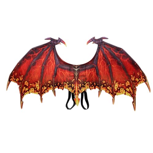 Ssguopte Rote Kleinkind Dragon Kostüm elastischer mechanischer Flügel Dinosaurier -Outfit für Halloween -Kleid Ssguopte Rote Kleinkind Dragon Kostüm elastischer mechanischer Flügel Dinosaurier -Outfit für Halloween -Kleid von Ssguopte