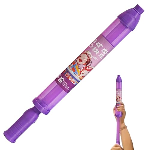 Ssguopte Wasserpistole für Kinder, Feuerwerksseeler Wasserpistole, Nachtglühplastik -Wasserspielzeug für Outdoor Pool Beach Outdoor -Kampfspielzeug, lila von Ssguopte
