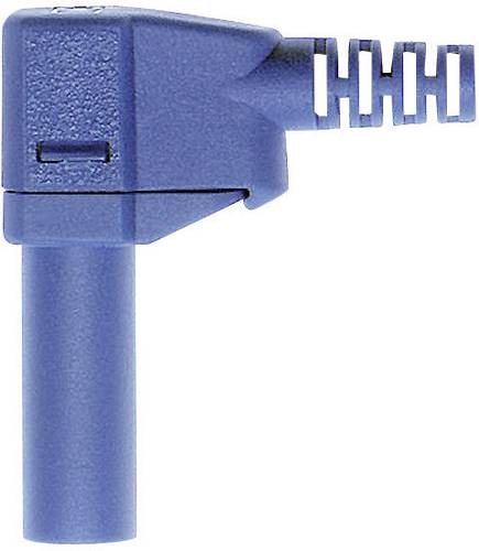 Stäubli SLS425-SW Sicherheits-Lamellenstecker Stecker, gewinkelt Stift-Ø: 4mm Blau 1St. von Stäubli