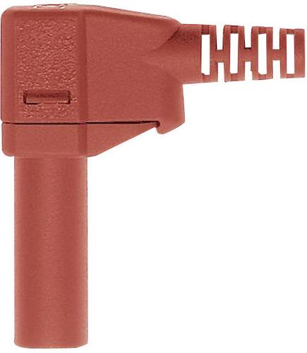 Stäubli SLS425-SW Sicherheits-Lamellenstecker Stecker, gewinkelt Stift-Ø: 4mm Rot 1St. von Stäubli