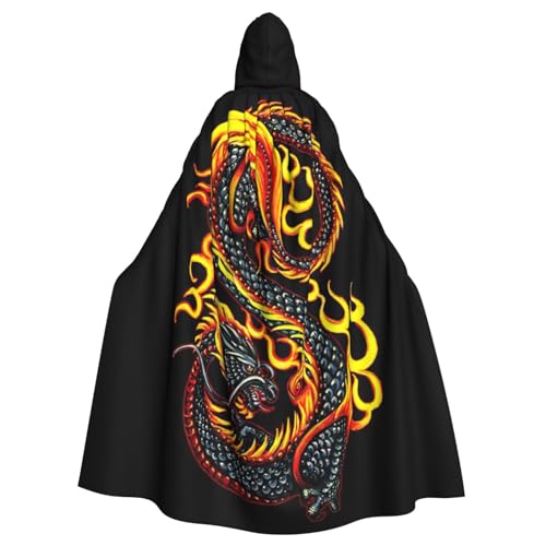 StOlmx Chinesischer Feuerdrache mit Kapuze, Umhang, Halloween, Fasching, Karneval, Cosplay StOlmx Chinesischer Feuerdrache mit Kapuze, Umhang, Halloween, Fasching, Karneval, Cosplay von StOlmx
