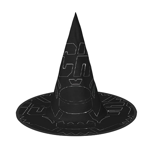 StOlmx Halloween-Hut – einzigartige Struktur, Halloween-Dekorationen, Hexenhut für Erwachsene, lustig, Halloween-Dekorationen, Party von StOlmx
