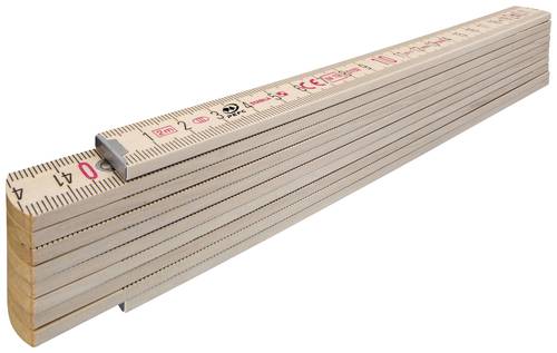 Stabila Holz-Gliedermaßstab Type 400 14348 Maßstab 2m Buchenholz von Stabila
