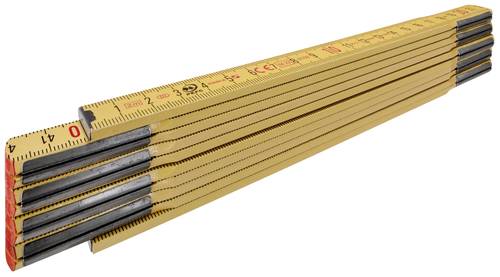 Stabila Holz-Gliedermaßstab Type 600 1104 Maßstab 2m Buchenholz von Stabila