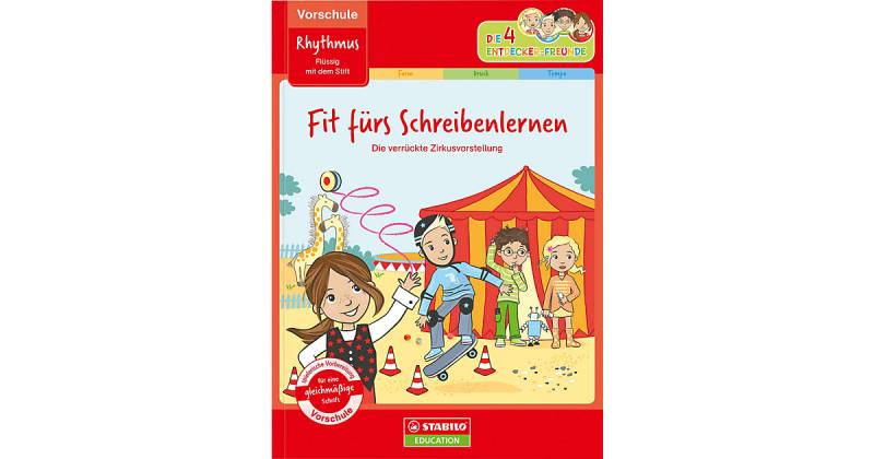 Buch - Die 4 Entdecker-Freunde: Fit fürs Schreibenlernen - flüssig mit dem Stift (Vorschule)  Kinder von Stabilo