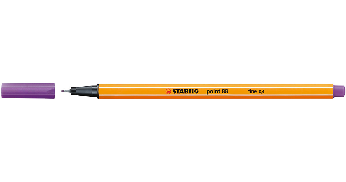Fineliner STABILO® point 88®, 0,4 mm, flieder von Stabilo