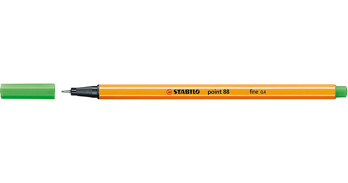 Fineliner STABILO® point 88®, 0,4 mm, hellgrün von Stabilo