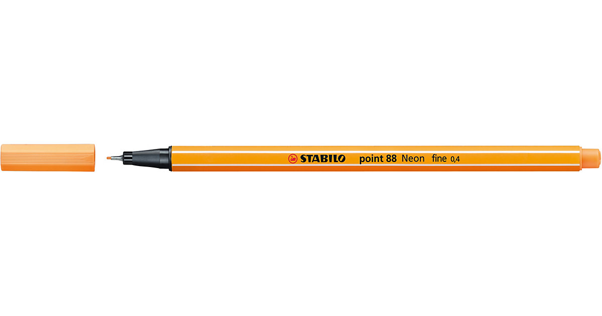 Fineliner STABILO® point 88®, 0,4 mm, neonorange von Stabilo