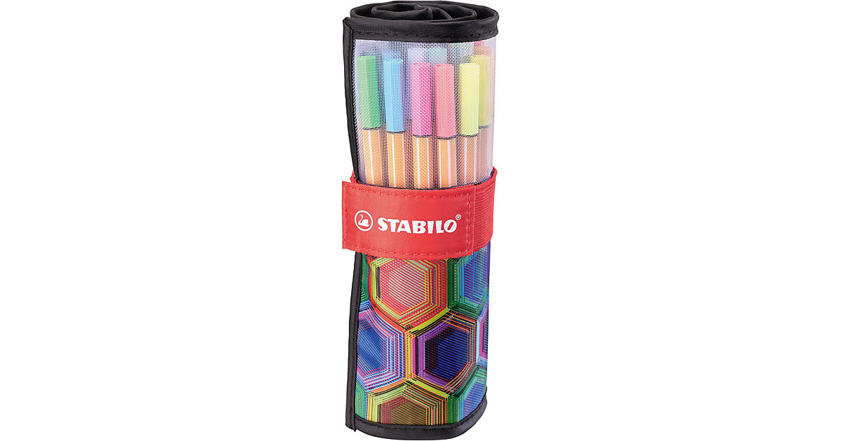 Fineliner point 88 ARTY, 25 Farben im Rolletui bunt Fineliner point 88 ARTY, 25 Farben im Rolletui bunt von Stabilo
