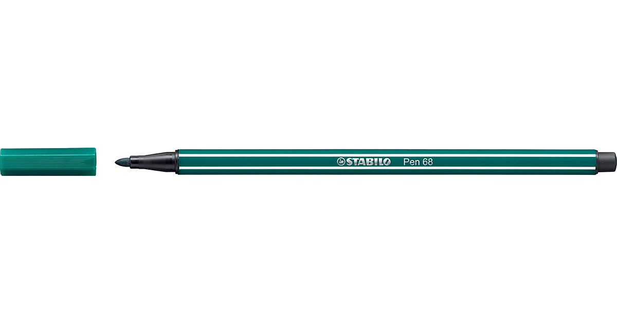 Pen 68 Premium-Filzmaler blaugrün, Strichstärke: 1 mm blau/grün Pen 68 Premium-Filzmaler blaugrün, Strichstärke: 1 mm blau/grün von Stabilo