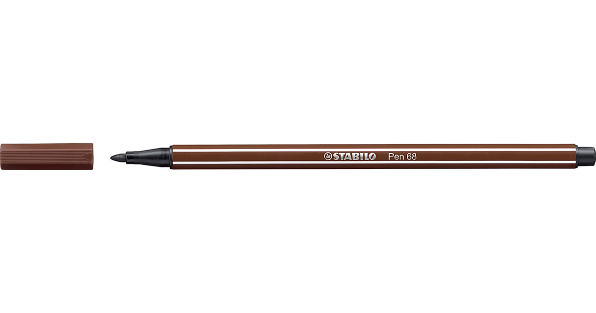 Pen 68 Premium-Filzmaler braun, Strichstärke: 1 mm Pen 68 Premium-Filzmaler braun, Strichstärke: 1 mm von Stabilo