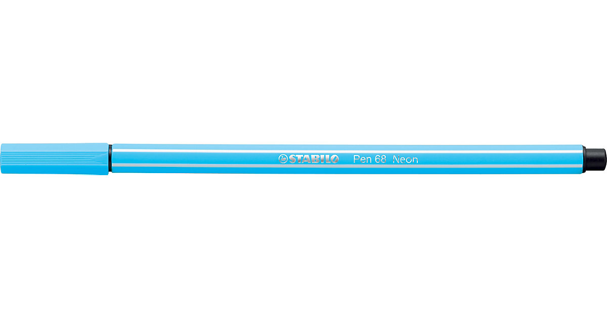 Pen 68 Premium-Filzmaler neonblau, Strichstärke: 1 mm von Stabilo