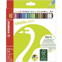 STABILO 1504490 Umweltfreundlicher Buntstift - STABILO GREENcolors - 24er Pack - mit 24 verschiedenen Farben STABILO 1504490 Umweltfreundlicher Buntstift - STABILO GREENcolors - 24er Pack - mit 24 verschiedenen Farben von Stabilo