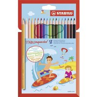 STABILO 1618-6 Aquarell-Buntstift - STABILO aquacolor -18er Pack - mit 18 verschiedenen Farben STABILO 1618-6 Aquarell-Buntstift - STABILO aquacolor -18er Pack - mit 18 verschiedenen Farben von Stabilo