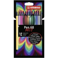 STABILO 1794092 Premium-Filzstift - STABILO Pen 68 - ARTY - 12er Pack - mit 12 verschiedenen Farben STABILO 1794092 Premium-Filzstift - STABILO Pen 68 - ARTY - 12er Pack - mit 12 verschiedenen Farben von Stabilo