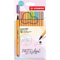 STABILO 2524746 Fineliner - STABILO point 88 - Pastellove Set - 12er Pack - mit 12 verschiedenen Farben STABILO 2524746 Fineliner - STABILO point 88 - Pastellove Set - 12er Pack - mit 12 verschiedenen Farben von Stabilo