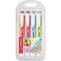 STABILO 275/4-08-1 Textmarker - STABILO swing cool Pastel - 4er Pack - Prise von Limette, Kirschblütenrosa, Wolkenblau, Korallrot STABILO 275/4-08-1 Textmarker - STABILO swing cool Pastel - 4er Pack - Prise von Limette, Kirschblütenrosa, Wolkenblau, Korallrot von Stabilo