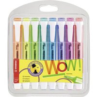 STABILO 275/8-3 Textmarker - STABILO swing cool - 8er Pack - mit 8 verschiedenen Farben von Stabilo