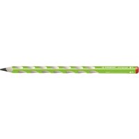 STABILO 322/04-2B Ergonomischer Dreikant-Bleistift für Rechtshänder - STABILO EASYgraph in grün - Einzelstift - Härtegrad 2B von Stabilo