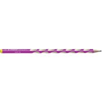 STABILO 325/01-HB-6 Schmaler Dreikant-Bleistift für Linkshänder - STABILO EASYgraph S in pink - Einzelstift - Härtegrad HB von Stabilo