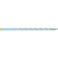 STABILO 325/02-HB-6 Schmaler Dreikant-Bleistift für Linkshänder - STABILO EASYgraph S in blau - Einzelstift - Härtegrad HB von Stabilo