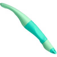 STABILO 6891/40-41 Ergonomischer Tintenroller für Linkshänder - STABILO EASYoriginal Pastel in Hauch von Minzgrün - Einzelstift - Schreibfarbe blau (löschbar) - inklusive Patrone von Stabilo