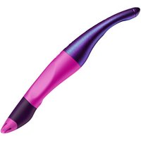 STABILO 6892/29-41 Ergonomischer Tintenroller für Rechtshänder - STABILO EASYoriginal Holograph Edition in magenta - Einzelstift - Schreibfarbe blau (löschbar) - inklusive Patrone von Stabilo