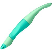 STABILO 6892/40-41 Ergonomischer Tintenroller für Rechtshänder - STABILO EASYoriginal Pastel in Hauch von Minzgrün - Einzelstift - Schreibfarbe blau (löschbar) - inklusive Patrone von Stabilo