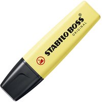 STABILO 70/144 Textmarker - STABILO BOSS ORIGINAL Pastel - Einzelstift - pudriges Gelb STABILO 70/144 Textmarker - STABILO BOSS ORIGINAL Pastel - Einzelstift - pudriges Gelb von Stabilo
