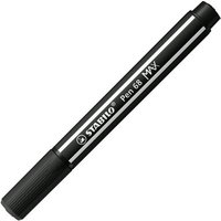 STABILO 768/46 Premium-Filzstift mit dicker Keilspitze - STABILO Pen 68 MAX - Einzelstift - schwarz STABILO 768/46 Premium-Filzstift mit dicker Keilspitze - STABILO Pen 68 MAX - Einzelstift - schwarz von Stabilo