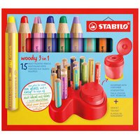 STABILO 880/15-01 Premium-Tischset - STABILO woody 3 in 1 - 15er Set STABILO 880/15-01 Premium-Tischset - STABILO woody 3 in 1 - 15er Set von Stabilo