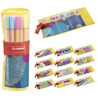 STABILO 8825-07 Fineliner - STABILO point 88 - 25er Rollerset als Individual. Just like you Edition - mit 25 verschiedenen Farben von Stabilo