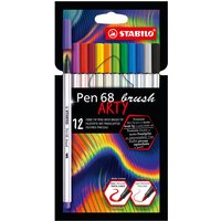 STABILO EO568/12-21-20 Premium-Filzstift mit Pinselspitze für variable Strichstärken - STABILO Pen 68 brush - ARTY - 12er Pack - mit 12 verschiedenen Farben STABILO EO568/12-21-20 Premium-Filzstift mit Pinselspitze für variable Strichstärken - STABILO Pen 68 brush - ARTY - 12er Pack - mit 12 verschiedenen Farben von Stabilo
