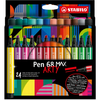 STABILO EO768/24-21 Premium-Filzstift mit dicker Keilspitze - Pen 68 MAX - ARTY - 24er Set STABILO EO768/24-21 Premium-Filzstift mit dicker Keilspitze - Pen 68 MAX - ARTY - 24er Set von Stabilo
