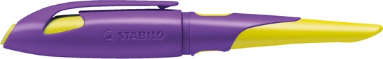 STABILO Ergonomischer Füller EASYbirdy, Violett/Gelb von Stabilo