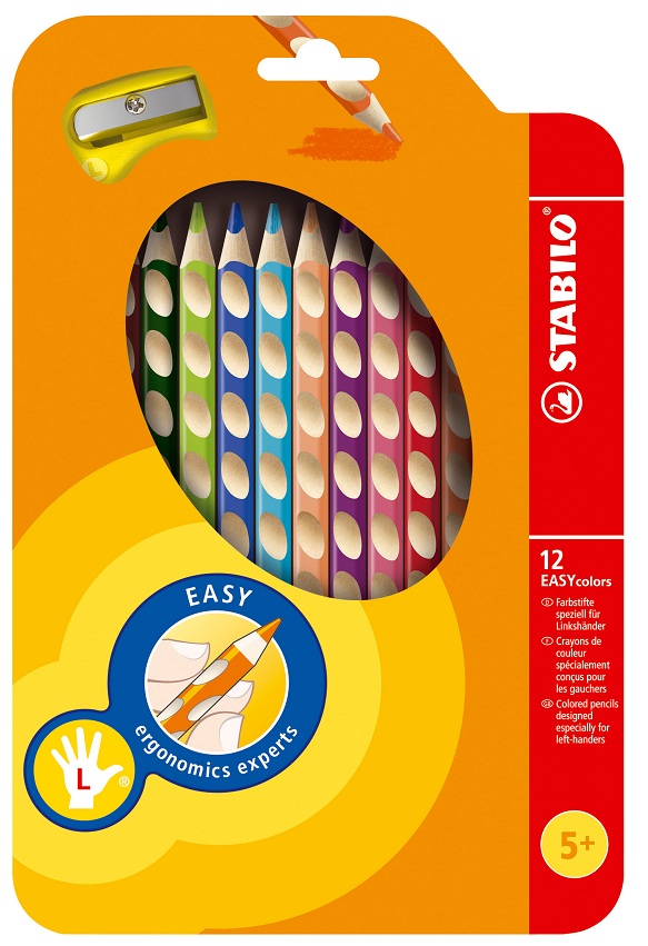 STABILO Farbstift EASYcolors Linkshänder 12er-Set von Stabilo
