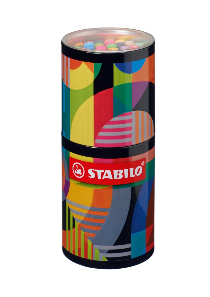 STABILO Fasermaler ARTY Premium Pen 68 in 45er Metallrunddose von Stabilo