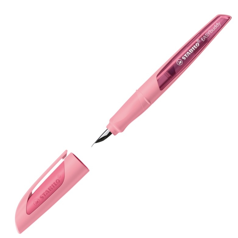 STABILO Füllfederhalter EASYbuddy Pastel für Linkshänder L rosiges Rouge STABILO Füllfederhalter EASYbuddy Pastel für Linkshänder L rosiges Rouge von Stabilo