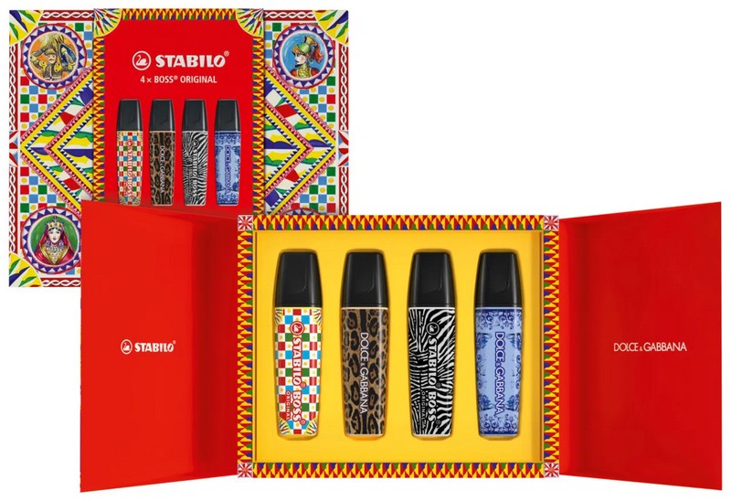 STABILO Textmarker BOSS ORIGINAL x DOLCE&GABBANA 4er-Set STABILO Textmarker BOSS ORIGINAL x DOLCE&GABBANA 4er-Set von Stabilo