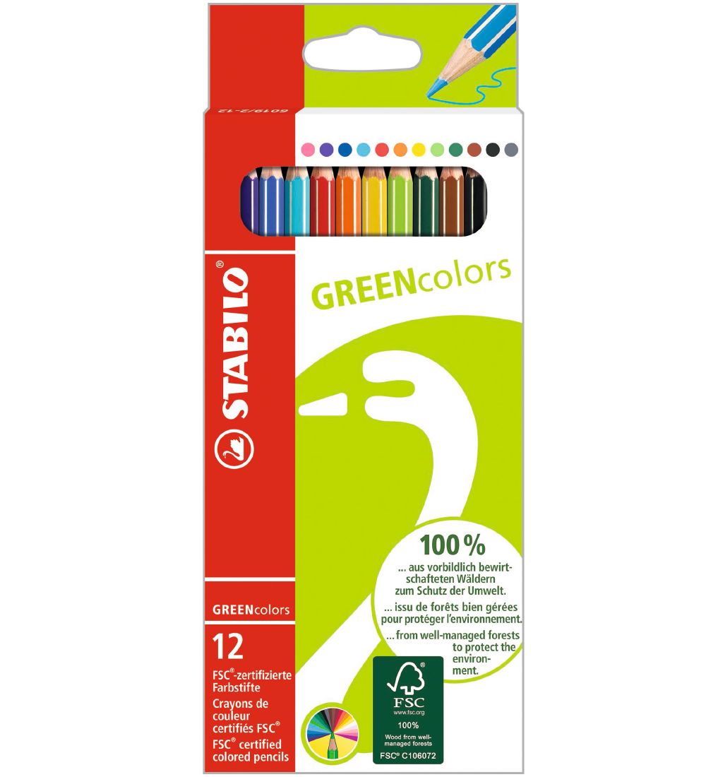 Stabilo Buntstifte - GreenColors - 12 st. - Mehrfarbig - Stabilo - One Size - Buntstiftsets Stabilo Buntstifte - GreenColors - 12 st. - Mehrfarbig - Stabilo - One Size - Buntstiftsets von Stabilo