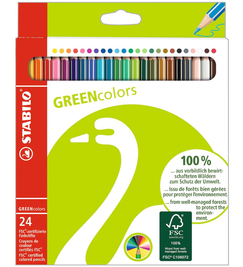 Stabilo Buntstifte - GreenColors - 24 st. - Mehrfarbig - Stabilo - One Size - Buntstiftsets Stabilo Buntstifte - GreenColors - 24 st. - Mehrfarbig - Stabilo - One Size - Buntstiftsets von Stabilo