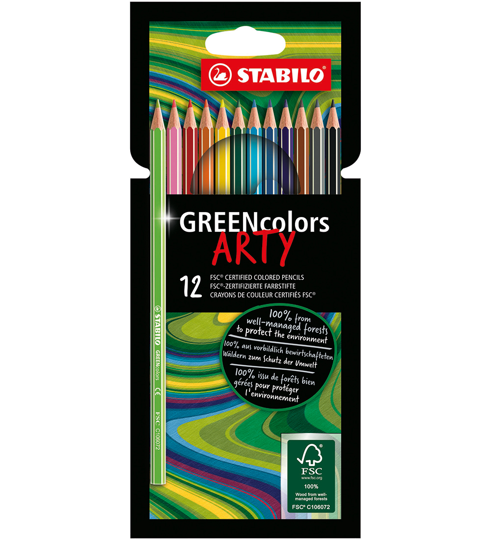 Stabilo Buntstifte - GreenColors Arty - 12 st. - Mehrfarbig - Stabilo - One Size - Buntstiftsets Stabilo Buntstifte - GreenColors Arty - 12 st. - Mehrfarbig - Stabilo - One Size - Buntstiftsets von Stabilo