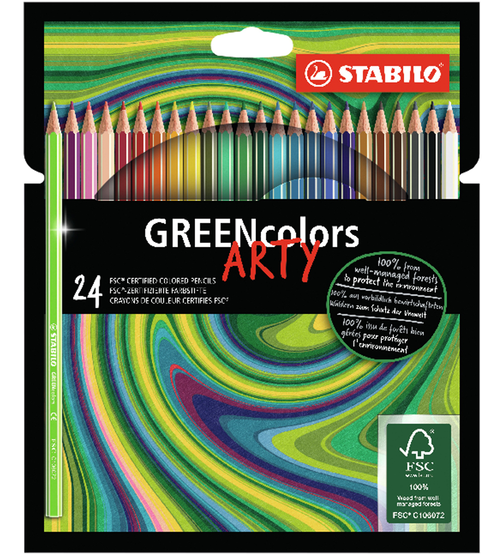 Stabilo Buntstifte - GreenColors Arty - 24 st. - Mehrfarbig - Stabilo - One Size - Buntstiftsets Stabilo Buntstifte - GreenColors Arty - 24 st. - Mehrfarbig - Stabilo - One Size - Buntstiftsets von Stabilo