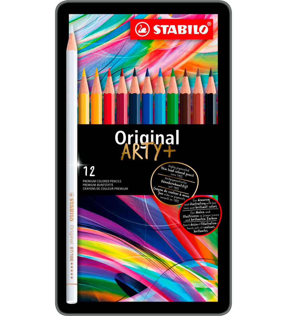 Stabilo Buntstifte - Original Arty+ - 12 st. - Mehrfarbig - Stabilo - One Size - Buntstiftsets Stabilo Buntstifte - Original Arty+ - 12 st. - Mehrfarbig - Stabilo - One Size - Buntstiftsets von Stabilo