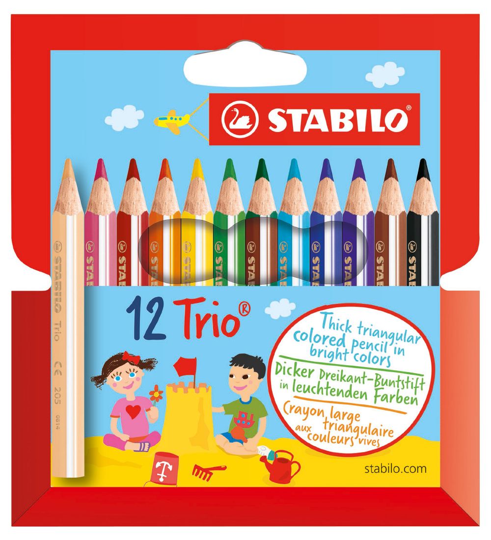 Stabilo Buntstifte - Trio Dick - Kurz - 12 st.. - Mehrfarbig - Stabilo - One Size - Buntstiftsets Stabilo Buntstifte - Trio Dick - Kurz - 12 st.. - Mehrfarbig - Stabilo - One Size - Buntstiftsets von Stabilo