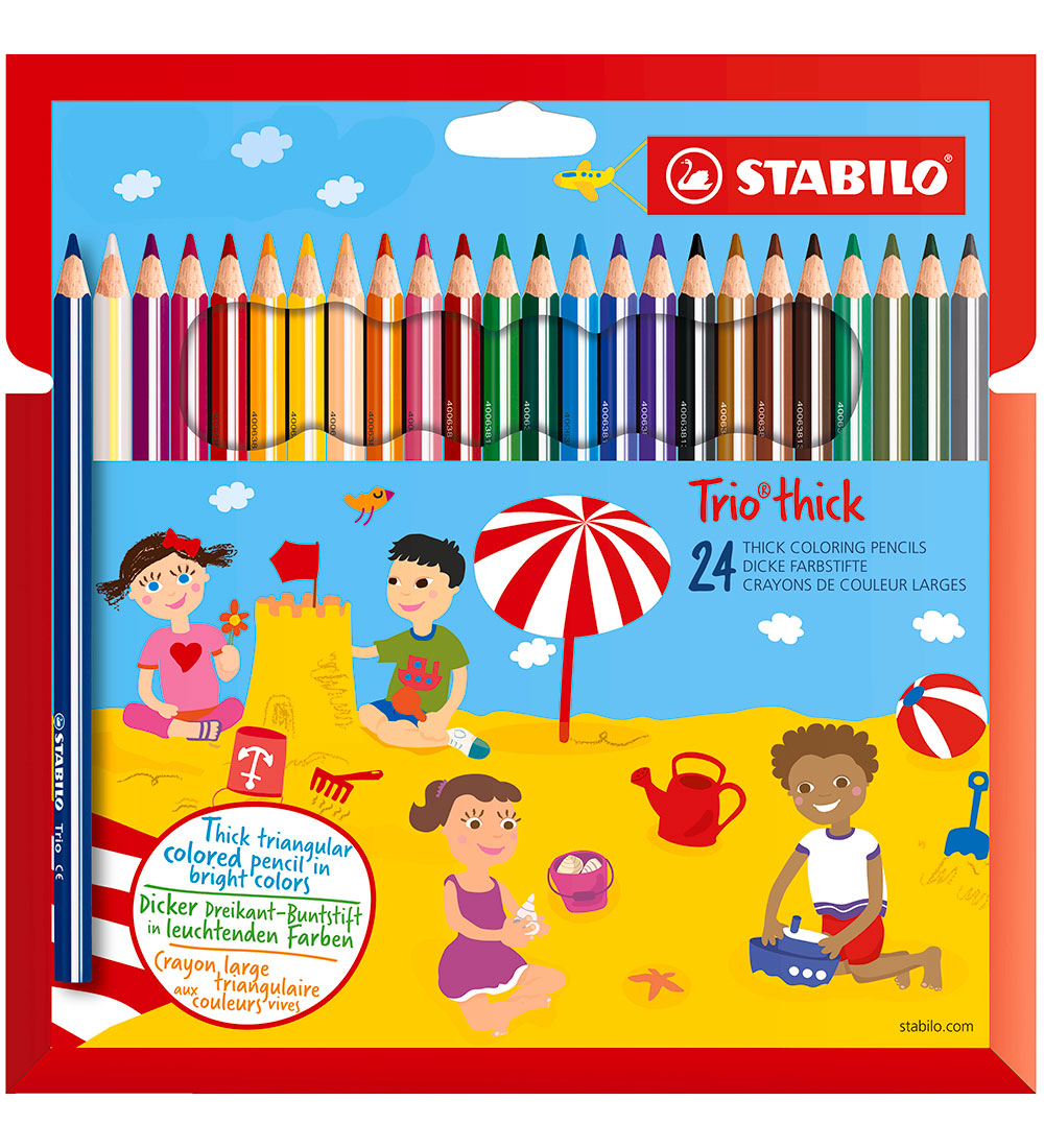 Stabilo Buntstifte - Trio Thick - 24 st. - Mehrfarbig - Stabilo - One Size - Buntstiftsets Stabilo Buntstifte - Trio Thick - 24 st. - Mehrfarbig - Stabilo - One Size - Buntstiftsets von Stabilo