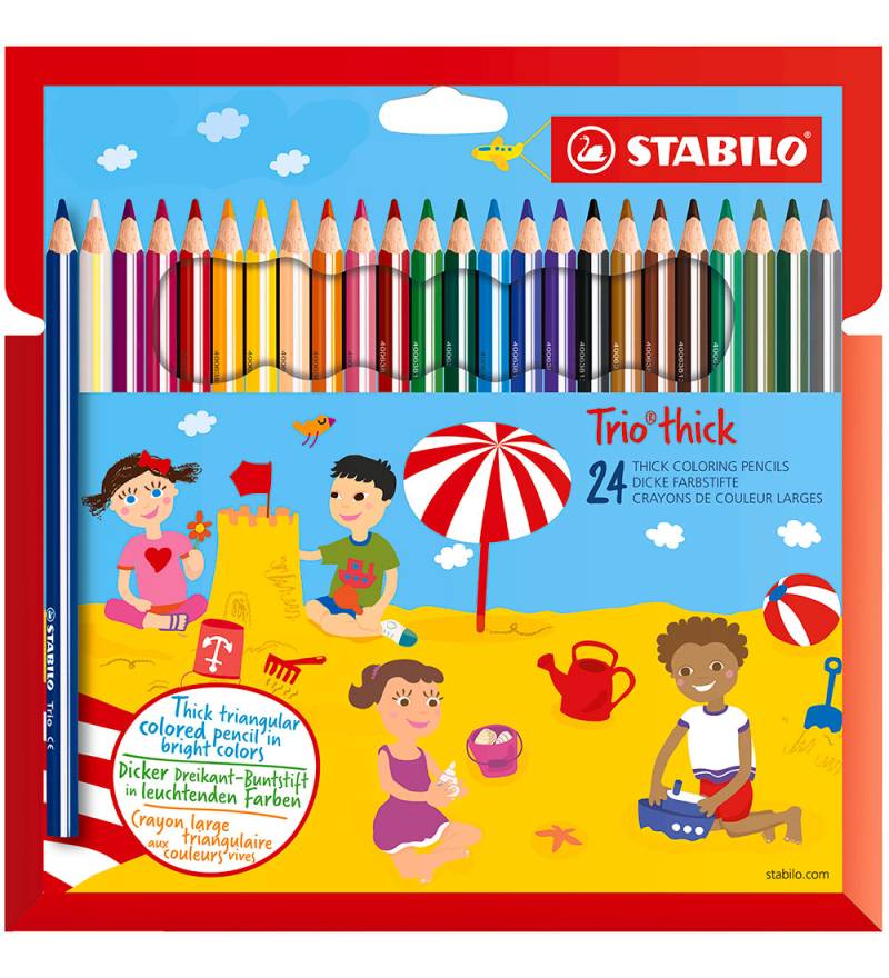 Stabilo Buntstifte - Trio Thick - 24 st. - Mehrfarbig - Stabilo - One Size - Buntstiftsets Stabilo Buntstifte - Trio Thick - 24 st. - Mehrfarbig - Stabilo - One Size - Buntstiftsets von Stabilo