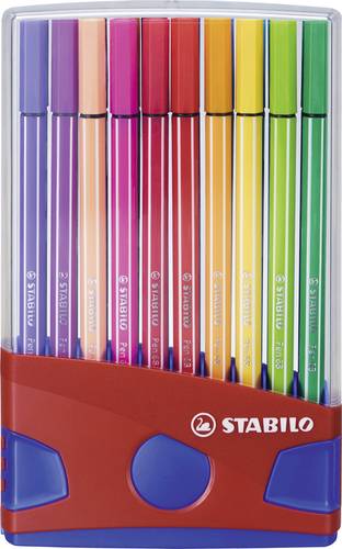 STABILO Fasermaler Pen 68 ColorParade 6820-04 Verschiedenfarbig sortiert 1mm 20St. von Stabilo